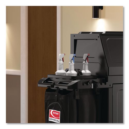 Picture of Housekeeping Cart Carry Caddy Accessory, Polypropylene, Black