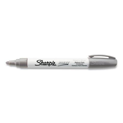 Permanent+Paint+Marker%2C+Fine+Bullet+Tip%2C+Silver