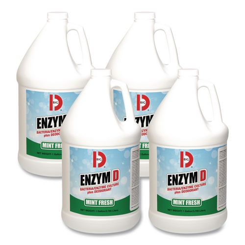 Picture of Enzym D Digester Deodorant, Mint, 1 gal, Bottle, 4/Carton