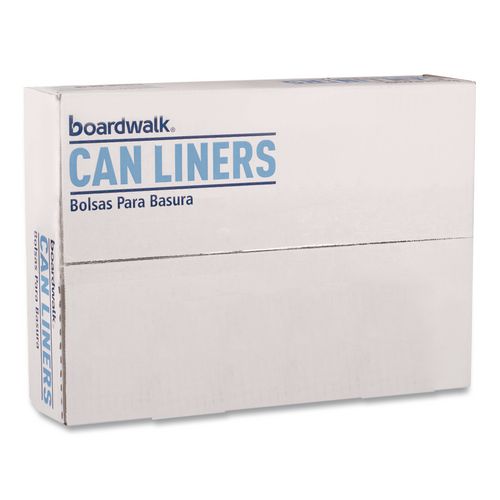 Picture of Low-Density Waste Can Liners, 30 gal, 0.95 mil, 30" x 36", Gray, Perforated Roll, 25 Bags/Roll, 4 Rolls/Carton