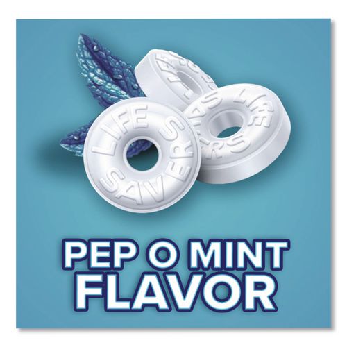 Picture of Hard Candy Mints, Pep-O-Mint, Individually Wrapped, 6.25 oz Bag