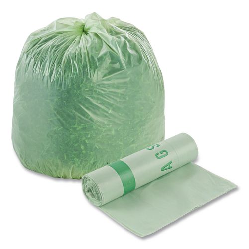Picture of EcoSafe-6400 Bags, 32 gal, 0.85 mil, 33" x 48", Green, 50/Box