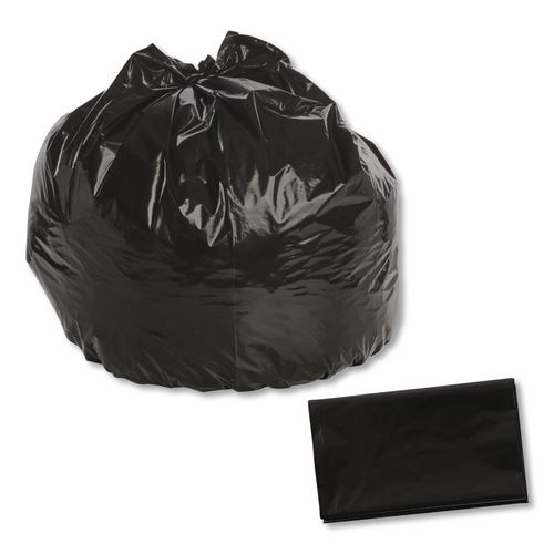 Picture of Total Recycled Content Plastic Trash Bags, 33 gal, 1.3 mil, 33" x 40", Black/Brown, 100/Carton