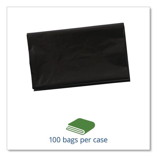 Picture of Total Recycled Content Plastic Trash Bags, 33 gal, 1.3 mil, 33" x 40", Black/Brown, 100/Carton