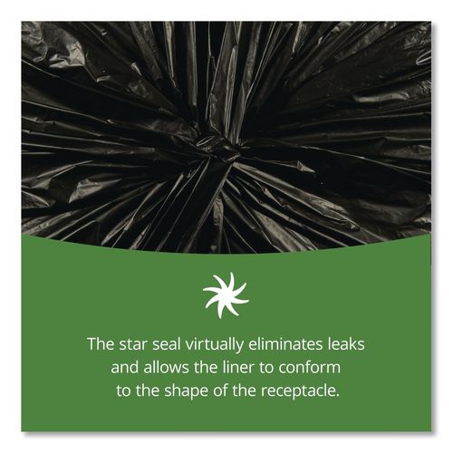 Picture of Insect-Repellent Trash Bags, 55 gal, 2 mil, 37" x 52", Black, 65/Box