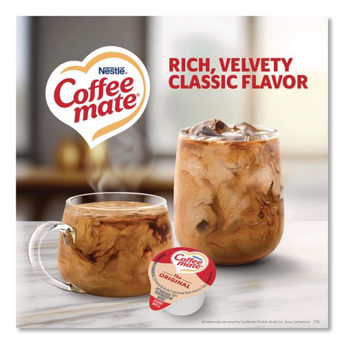 Picture of Liquid Coffee Creamer, Original, 0.38 oz Mini Cups, 360/Carton