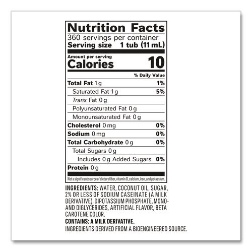 Picture of Liquid Coffee Creamer, Original, 0.38 oz Mini Cups, 360/Carton