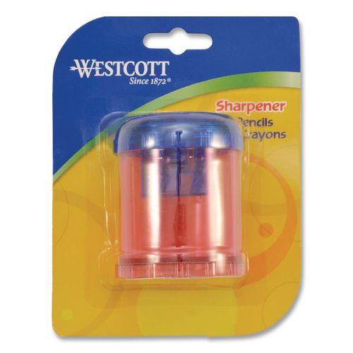 Picture of Manual Pencil and Crayon Sharpener, Randomly Assorted Colors