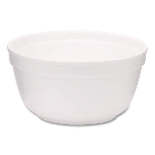 Picture of Foam Bowls, Squat Style, 12 oz, White, 1,000/Carton