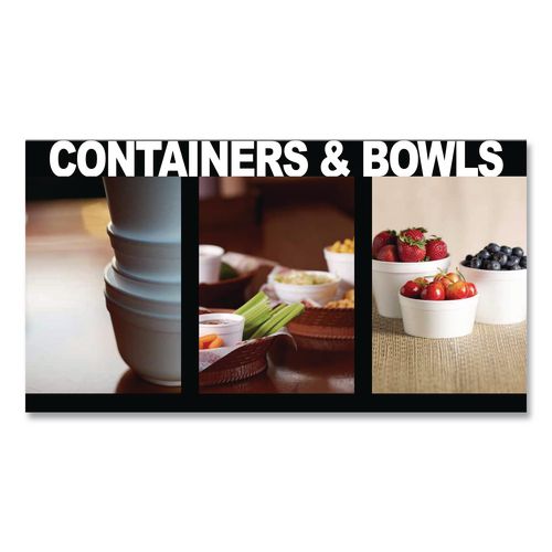 Picture of Foam Bowls, Tall Style, 12 oz, White, 500/Carton