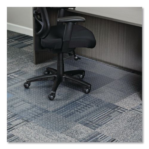 Studded+Chair+Mat+for+Flat+Pile+Carpeted+Floors%2C+Rectangular%2C+Straight+Edges%2C+46%26quot%3B+x+60%26quot%3B%2C+Clear