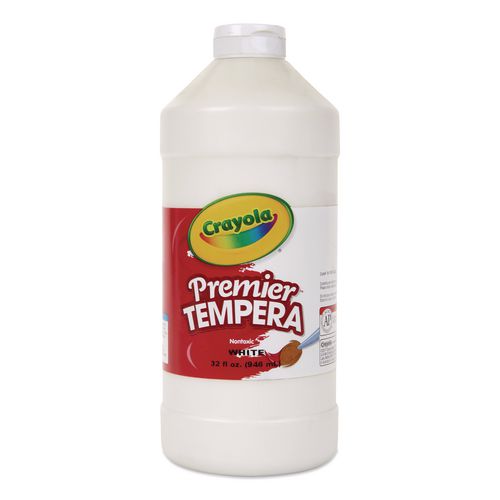 Premier+Tempera+Paint%2C+White%2C+32+Oz+Bottle