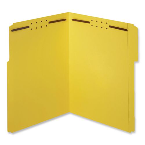 Folders+w%2FFastners%2C+11pt%2C+1%2F3+Cut%2C+Ltr%2C+50%2FBX%2C+Yellow