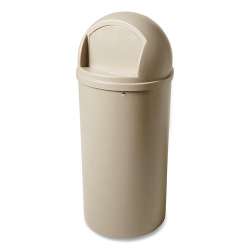 Marshal+Classic+Container%2C+25+gal%2C+Plastic%2C+Beige