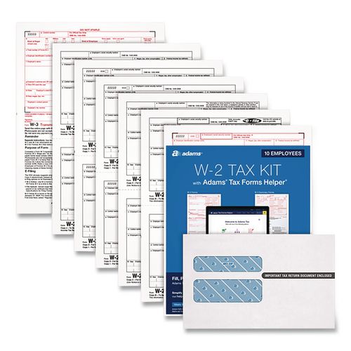 6-Part+W-2+Tax+Form+Kit+with+Security+Envelopes+and+Tax+Forms+Helper%2C+2024%2C+8+x+5.5%2C+2+Forms%2FSheet%2C+10+Forms+Total