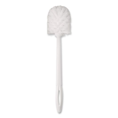 Commercial-Grade+Toilet+Bowl+Brush%2C+10%26quot%3B+Handle%2C+White