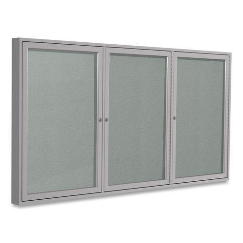 Enclosed+Outdoor+Bulletin+Board%2C+72%26quot%3B+x+36%26quot%3B%2C+Silver+Surface%2C+Satin+Aluminum+Frame