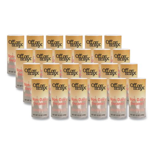 Powdered+Non-Dairy+Creamer%2C+Regular%2C+12+oz+Canister%2C+24%2FCarton