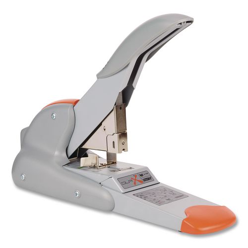 DUAX+Heavy-Duty+Stapler%2C+20+to+170+Sheet+Capacity%2C+Silver%2FOrange
