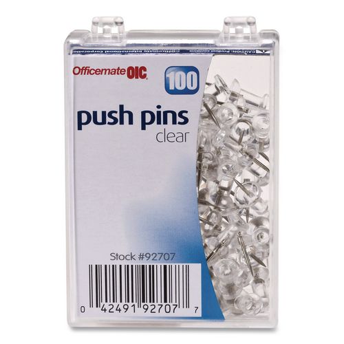 Push+Pins%2C+Clear+Plastic+Head%2C+0.5%26quot%3B+Pin%2C+100%2FBox