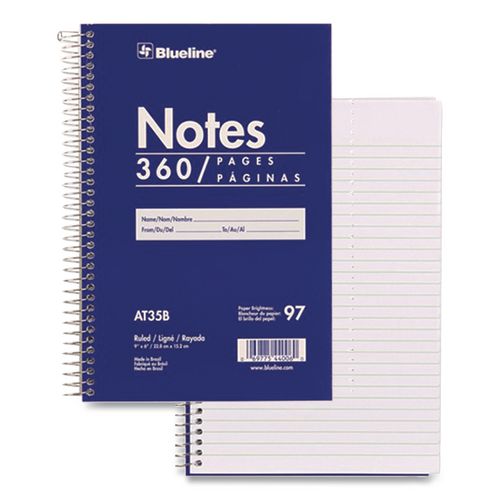 Steno+Notes+Notebook%2C+Gregg+Rule%2C+Blue%2FWhite+Cover%2C+%28180%29+9+x+6+Sheets