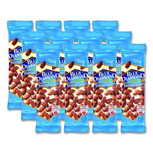 Roasted+Salted+Almonds%2C+1.5+oz+Tube%2C+12+Tubes%2FCarton
