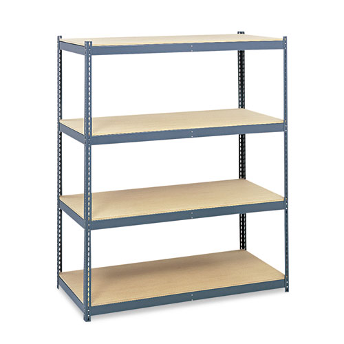 Picture of Steel Pack Archival Shelving, 69w x 33d x 84h, Gray