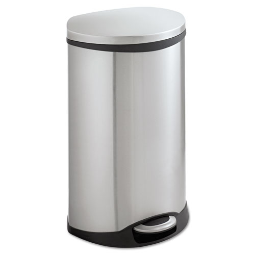 Picture of Step-On Medical Receptacle, 12.5 gal, Steel, Stainless Steel