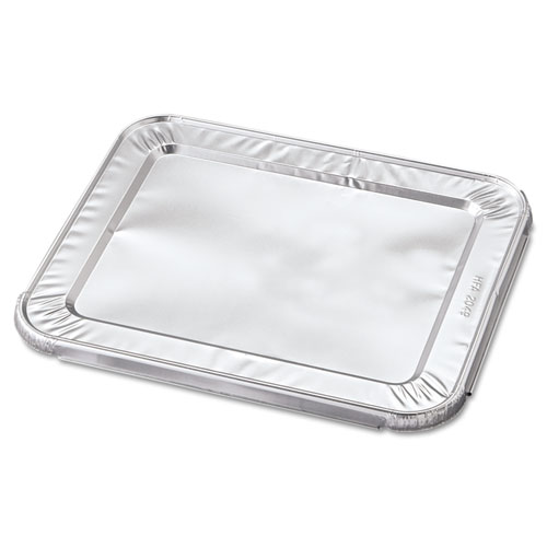 Picture of Steam Pan Foil Lids, Fits Half-Size Pan, 30 Gauge Foil, 12.27 x 10.44, 100/Carton