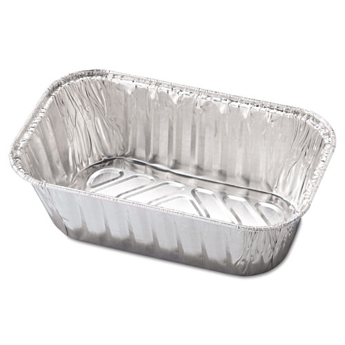 Picture of Aluminum Baking Pan, #1 Loaf, 1 lb Capacity, 5.72 x 3.31 x 2.03,  200/Carton