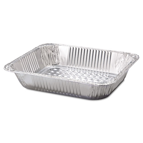 Picture of Aluminum Steam Table Pans, Half-Size Deep, 2.56" Deep, 10.38 x 12.75, 100/Carton