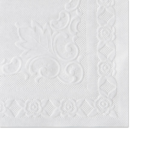 Picture of Classic Embossed Straight Edge Placemats, 10 x 14, White, 1,000/Carton
