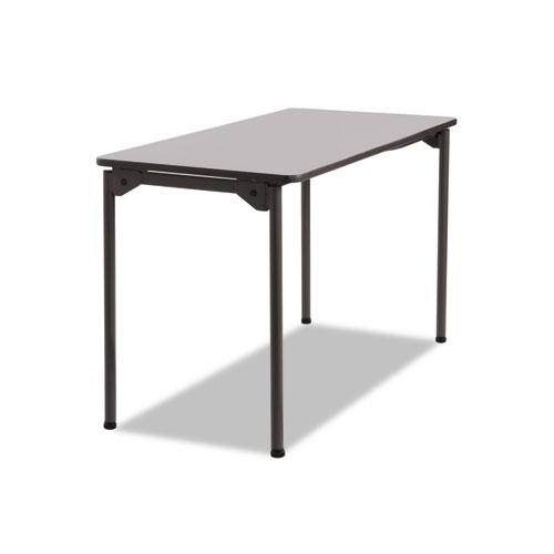 Maxx+Legroom+Wood+Folding+Table%2C+Rectangular%2C+48%26quot%3B+x+24%26quot%3B+x+29.5%26quot%3B%2C+Gray%2FCharcoal
