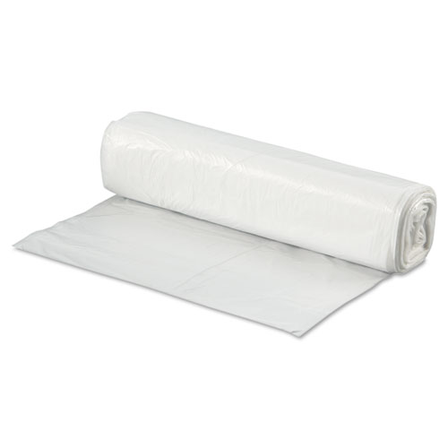 Picture of High-Density Can Liners, 33 gal, 9 mic, 33" x 39", Natural, Perforated Roll, 25 Bags/Roll, 20 Rolls/Carton