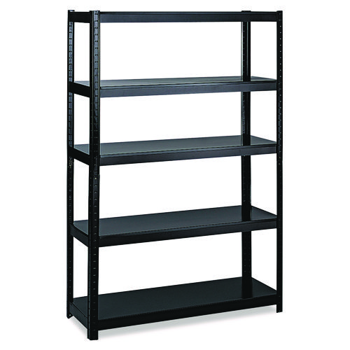 Picture of Boltless Steel Shelving, Five-Shelf, 48w x 24d x 72h, Black