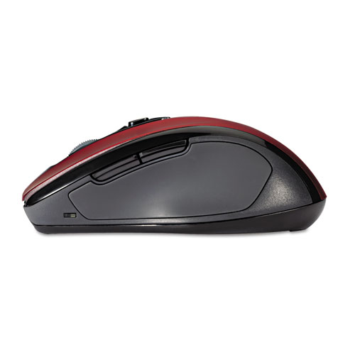 Picture of Pro Fit Mid-Size Wireless Mouse, 2.4 GHz Frequency/30 ft Wireless Range, Right Hand Use, Ruby Red