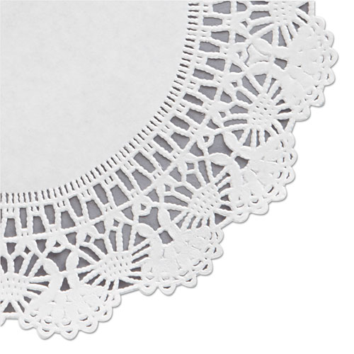 Picture of Cambridge Lace Doilies, Round, 8", White, 1,000/Carton