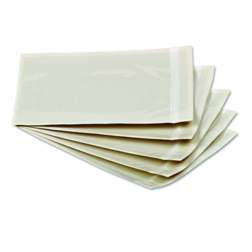 Picture of Self-Adhesive Packing List Envelope, Clear Front: Full-Size Window, 4.5 x 6, Clear, 1,000/Carton