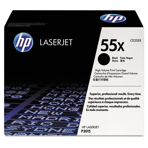 HP+55x%2C+%28ce255x%29+High-Yield+Black+Original+Laserjet+Toner+Cartridge
