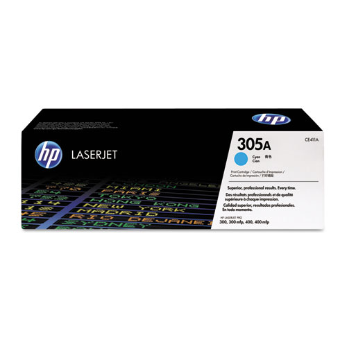 HP+305a%2C+%28ce411a%29+Cyan+Original+Laserjet+Toner+Cartridge