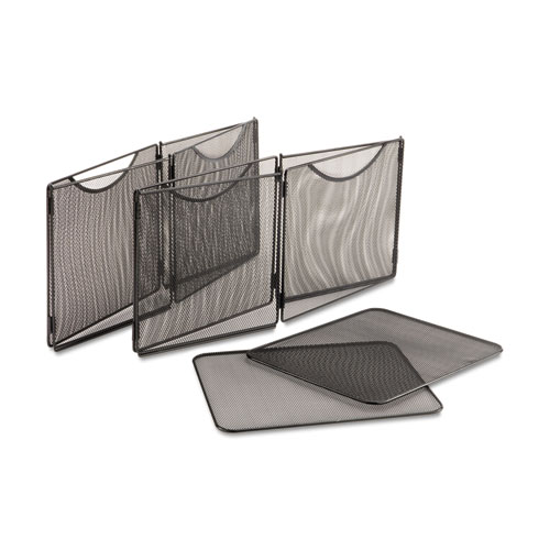 Picture of Onyx Mesh Cube Bins, 12.5w x 14d x 10h, Black, 2/Pack