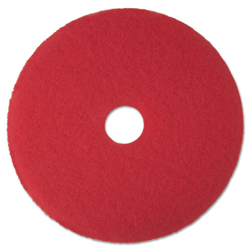 Picture of Low-Speed Buffer Floor Pads 5100, 14" Diameter, Red, 5/Carton
