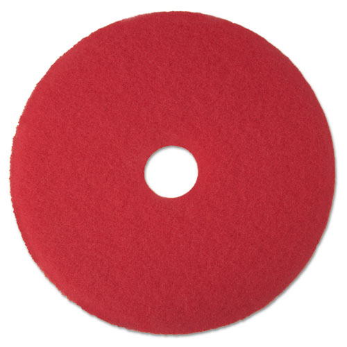 Picture of Low-Speed Buffer Floor Pads 5100, 15" Diameter, Red, 5/Carton