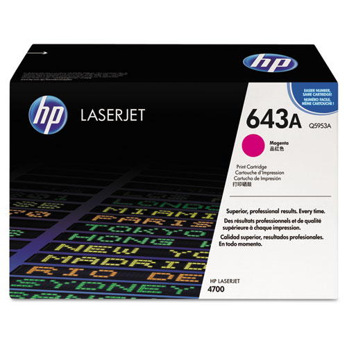 HP+643a%2C+%28q5953a%29+Magenta+Original+Laserjet+Toner+Cartridge