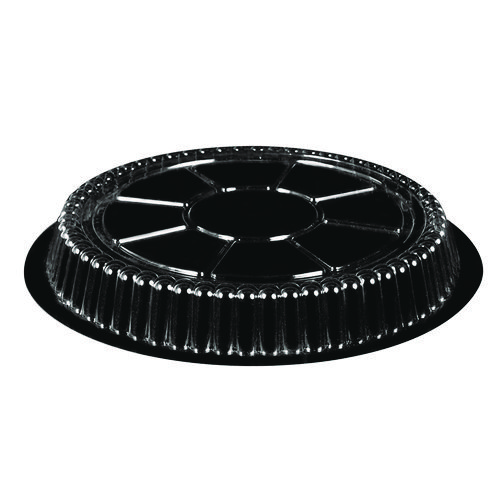 Picture of Plastic Dome Lids, Round, Fits 9" Round Pan, 9" Diameter x 0.88"h, Clear, 500/Carton