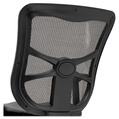 Picture of Alera Elusion Series Mesh Mid-Back Multifunction Chair, Supports Up to 275 lb, 17.7" to 21.4" Seat Height, Black