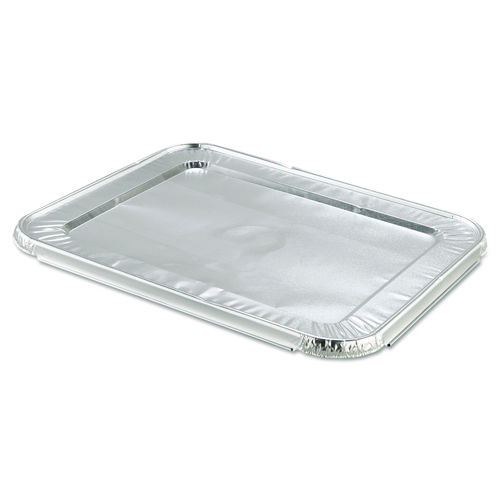 Picture of Steam Pan Foil Lids, Fits Half-Size Pan, 25 Gauge Foil, 12.81 x 10.44, 100/Carton