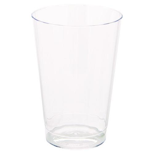 Picture of Classic Crystal Plastic Tumblers, 12 oz, Clear, Fluted, Tall, 20 Pack, 12 Packs/Carton