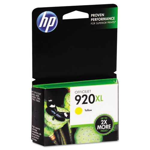 HP+920xl%2C+%28cd974an%29+High-Yield+Yellow+Original+Ink+Cartridge