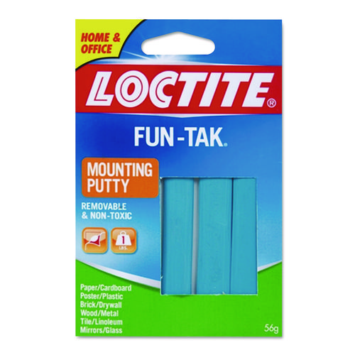Fun-Tak+Mounting+Putty%2C+Repositionable+And+Reusable%2C+6+Strips%2C+2+Oz